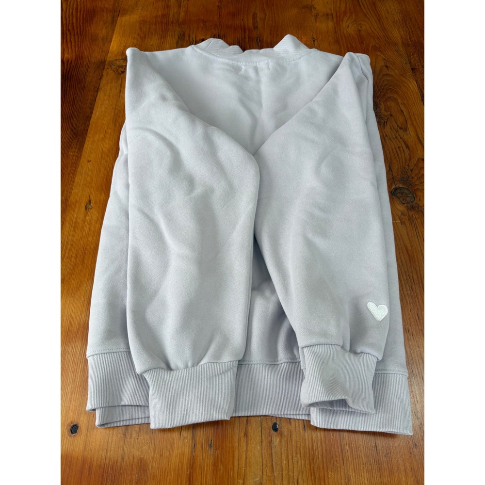 PARKE Valentines Varsity Mockneck- Lavender + White XXL New in Bag Heart Limited - Picture 10 of 16